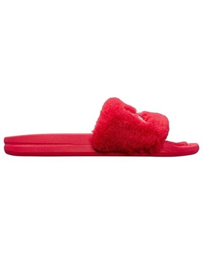 Athletic Propulsion Labs Shearling Slide - Red