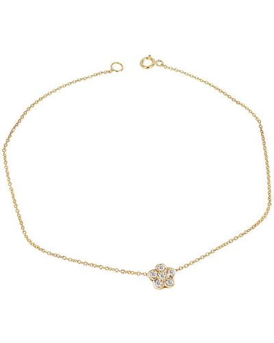 Ariana Rabbani 14k Diamond Flower Bracelet - Natural