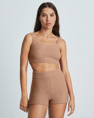 Everlane The Cozy-stretch Tank - Brown
