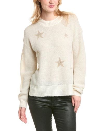AllSaints Astra Star Wool-blend Sweater - Natural