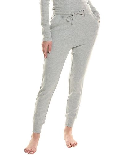 Rachel Parcell Waffle Fitted Jogger Pant - Gray