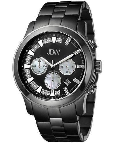 JBW Delano Diamond & Crystal Watch - Gray