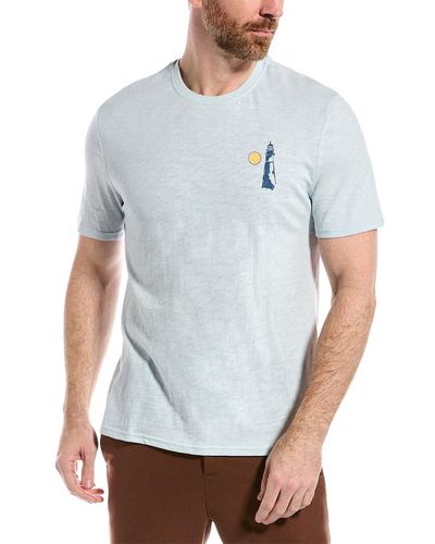 Threads For Thought Slub Jersey Lighthouse T-shirt - White