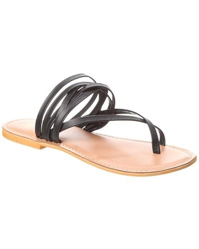 Seychelles Reezie Leather Sandal - Black