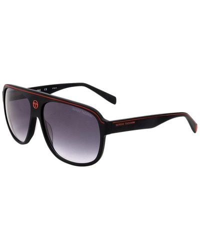 Sergio Tacchini St5014 62mm Sunglasses - Black