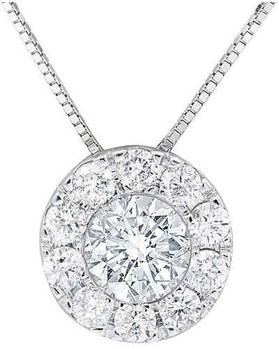 Diana M. Jewels Fine Jewellery 14k 0.75 Ct. Tw. Diamond Necklace - White