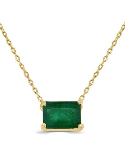 Sabrina Designs 14k 0.87 Ct. Tw. Emerald Necklace - Green