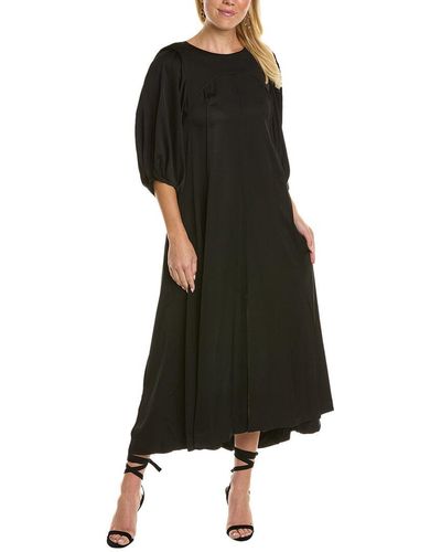 Rebecca Taylor Open Back Maxi Dress - Black