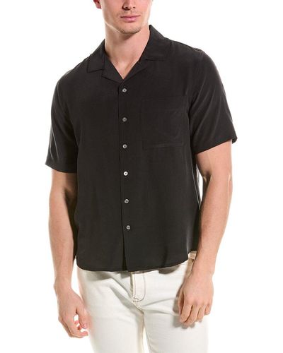 Onia Silk Vacation Shirt - Black