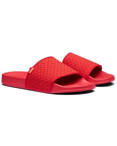 Swims Woven Lounge Sandal - Red
