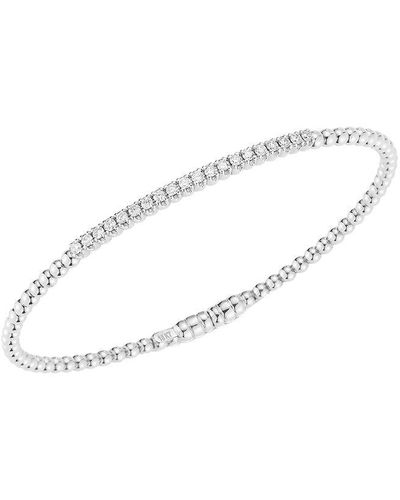 Nephora 18k 0.35 Ct. Tw. Diamond Bangle Bracelet - White