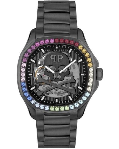 Philipp Plein $keleton $pectre Watch - Grey