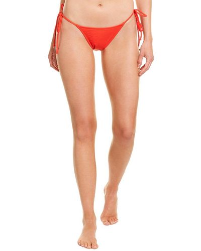 SportsIllustrated Swim Sports Illustrated Swim String Bikini Bottom - Red