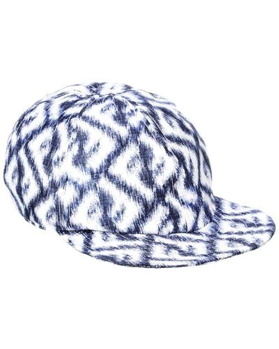 Fendi Silk Baseball Cap - Blue