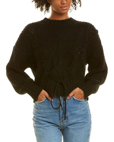 525 America Cable Sweater - Black