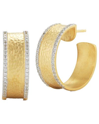 I. REISS 14k 0.66 Ct. Tw. Diamond Hoop Earrings - Metallic