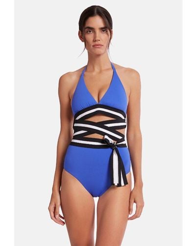 Wolford Thalassa Form Beach Bikini - Blue