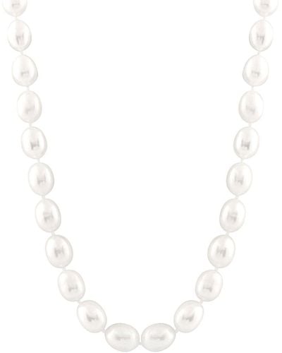 Splendid 14k 10-10.5mm Freshwater Pearl Necklace - White