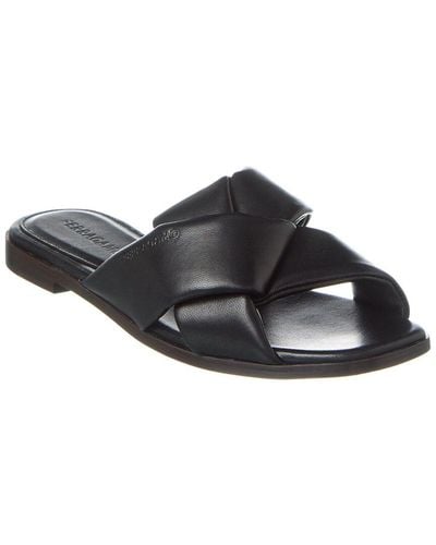 Ferragamo Alrai Leather Sandals - Black