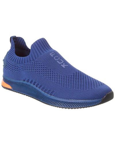 French Connection May Knit Trainer - Blue