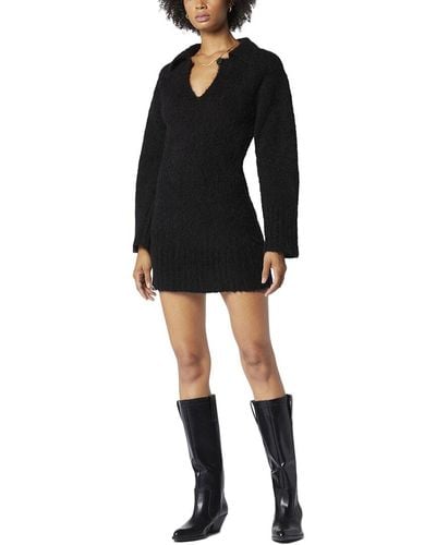 Equipment Bresse Alpaca & Wool-blend Sweaterdress - Black