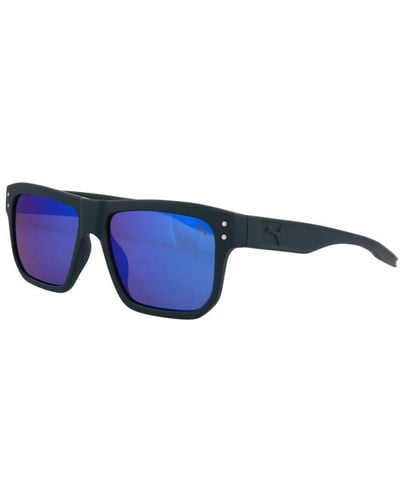 PUMA Pu0246s 55mm Sunglasses - Blue