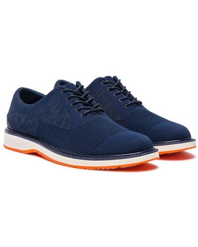 Swims Barry Leather Oxford - Blue
