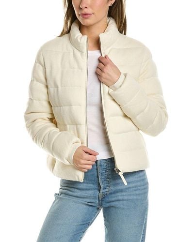 Mackage Melia Wool & Cashmere-blend Down Jacket - Natural