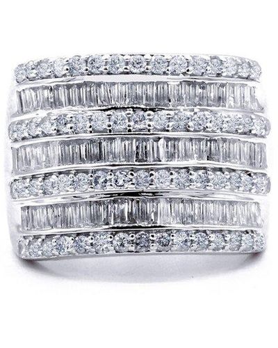 Monary Silver 2.00 Ct. Tw. Diamond Ring - White