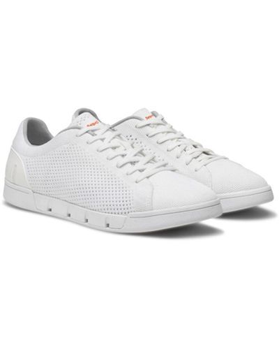 Swims Breeze Tennis Knit Trainer - White