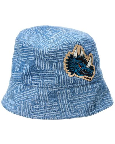 Lanvin Bucket Hat - Blue