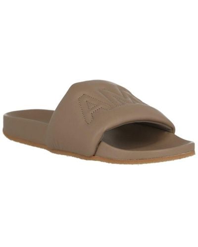 Ambush Quilted Leather Sandal - Brown