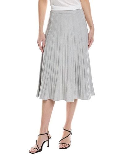 Tahari Midi Skirt - Grey