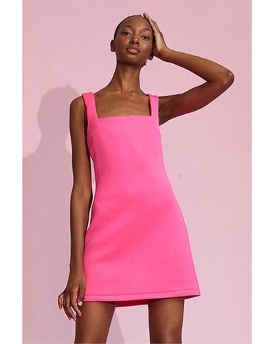 Cynthia Rowley Bonded Mini Dress - Pink