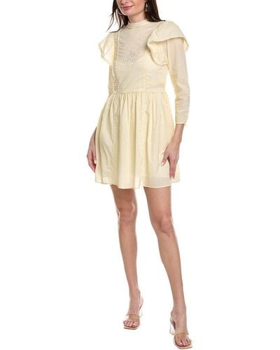 AREA STARS Leigh Mini Dress - Natural