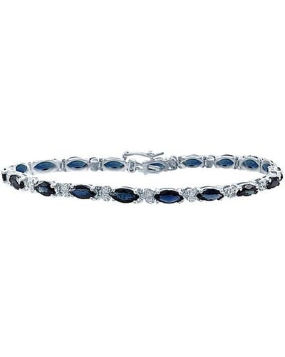 Le Vian 14k 6.20 Ct. Tw. Diamond & Sapphire Bracelet - Blue