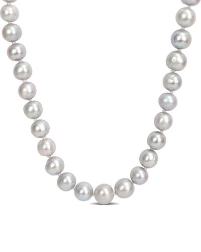 Rina Limor 7.5-8mm Pearl Strand Necklace - Metallic