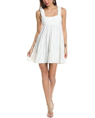 Amanda Uprichard Nicolia Mini Dress - White