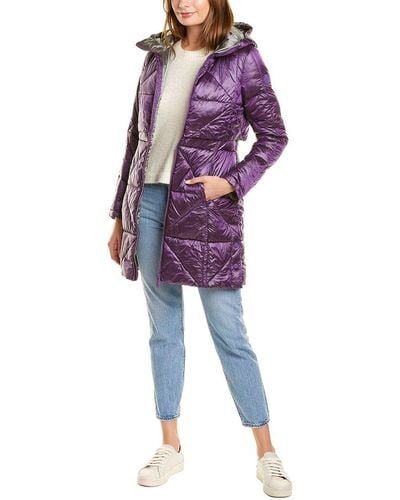 Colmar Quilted Storm Flap Jacket - Blue