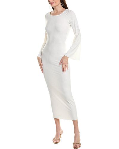 Brook + Lynn Brook + Lynn Backless Maxi Dress - White