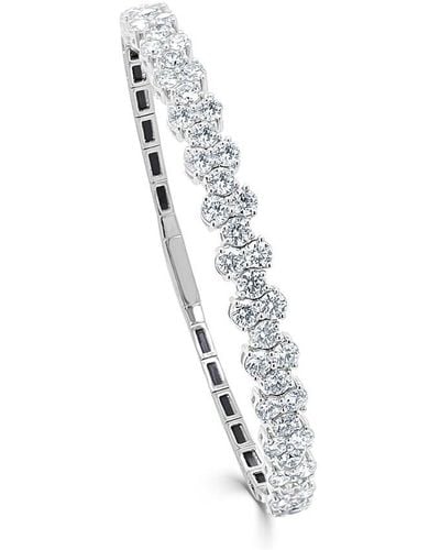Sabrina Designs 14k 3.90 Ct. Tw. Diamond Bangle Bracelet - White
