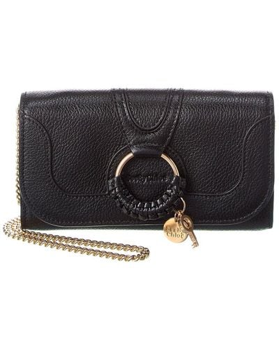 See By Chloé Hana Leather Wallet - Black
