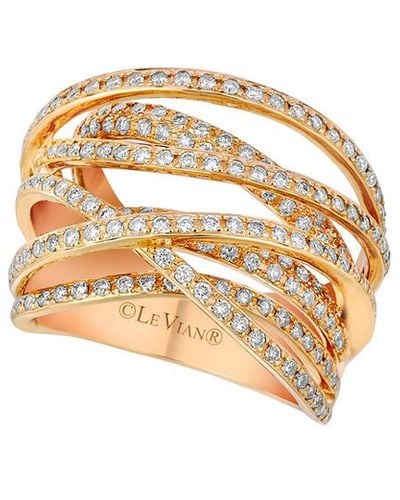 Le Vian 14k Rose Gold 1.12 Ct. Tw. Diamond Ring - White
