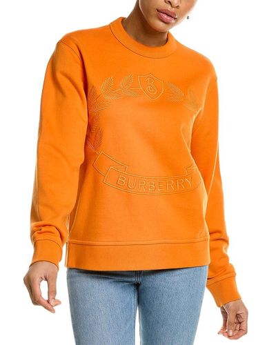 Burberry Logo Sweatshirt - Orange