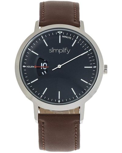 Simplify Unisex The 6500 Watch - Gray