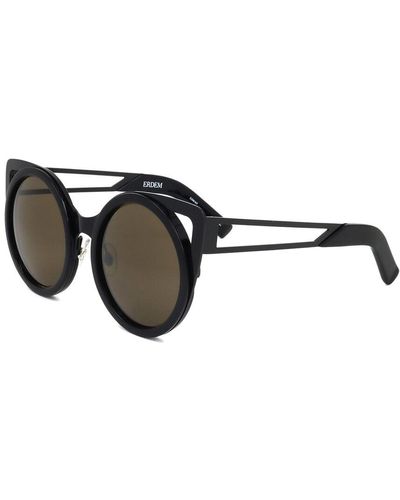 Linda Farrow Edm4 49mm Sunglasses - Black