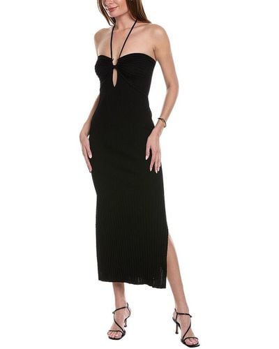 Solid & Striped The Lisa Midi Dress - Black