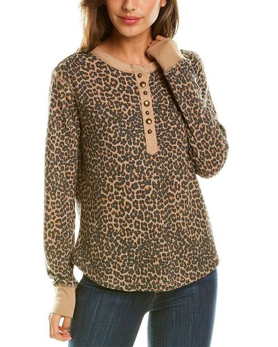 Beach Lunch Lounge Tonia Thermal Top - Brown