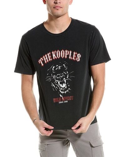 The Kooples Graphic T-shirt - Black