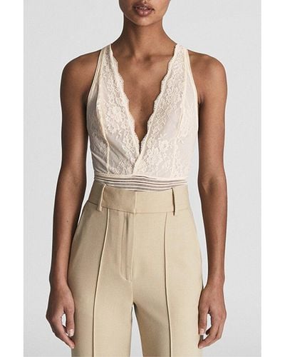 Reiss Candy Bodysuit - Natural